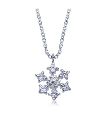 Snowflake Silver Necklace SPE-5616